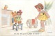 Themes Div Ref UU37-illustrateurs-enfants -illustrateur Janser -mariage Poupée ; Elephant Et Ours En Peluche -teddy Bear - Janser