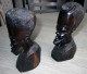 2 Têtes Africaines En Bois - African Art