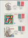 1966 N.3 BUSTE EUROPA CEPT PREMIER JOUR D'EMISSION FIRST DAY COVER ERSTTAGSBRIEF 1°GIORNO EMISSIONE REPUBLIQUE FRANCAISE - 1966