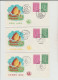 1966 N.6 BUSTE EUROPA CEPT PREMIER JOUR D'EMISSION FIRST DAY COVER ERSTTAGSBRIEF 1°GIORNO EMISSIONE BELGIQUE BELGIE - 1966