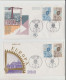 1967 N.2 BUSTE EUROPA CEPT PREMIER JOUR D'EMISSION FIRST DAY COVER ERSTTAGSBRIEF 1°GIORNO EMISSIONE REPUBLIQUE FRANCAISE - 1967