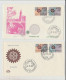 1967 N.2 BUSTE EUROPA CEPT PREMIER JOUR D'EMISSION FIRST DAY COVER ERSTTAGSBRIEF 1°GIORNO EMISSIONE LUXEMBOURG - 1967