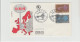 1968 N.1 BUSTA EUROPA CEPT PREMIER JOUR D'EMISSION FIRST DAY COVER ERSTTAGSBRIEF 1°GIORNO EMISSIONE ANDORRE - 1968