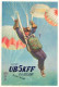 PARACHUTISME - PARACHUTE -  CARTE ILLUSTREE - RUSSIE - QSL - 1960 - TRES BON ETAT - Parachutisme