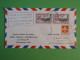 G 23  FRANCE BELLE  LETTRE   1960   PREMIERE  LIAISON  BOEING PARIS BRAZZA+ JEUX OLYMPIQUES     + AFF.   PLAISANT ++ - 1960-.... Lettres & Documents