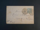 G 23  FRANCE BELLE LETTRE  ENTIER SAGE    1887  TOUL A LANGRES    + AFF.   INTERESSANT ++ - Cartes/Enveloppes Réponse T