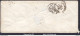 FRANCE CERES N°4 SUR LETTRE GRILLE + CAD DE BESSE EN CHANDESSE DU 22/02/1851 - 1849-1850 Ceres