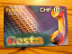 Prepaid Phonecard Switzerland, Teleline - Fiesta - Suisse