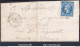 FRANCE N°22 SUR LETTRE GC 916 LE CHATEAU D'OLERON CHARENTE INF DU 10/12/1866 - 1862 Napoleone III