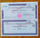 International Bank For Reconstruction And Development / World Bank - Unique Specimen Lot Of 2 - Banque & Assurance