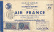 1949 Ticket Air France Marseille-Bastia - Europe