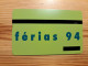 Phonecard Portugal 407C - Férias 94. 75.000 Ex. - Portugal