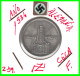 GERMANY - ALEMANIA DEUTFCHES REICH MONEDA DE 2.00 REICHSMARK AÑO 1934-F MONEDA DE PLATA - 27 MM.  ANIVERSARIO GOBI-NAZI - 2 Reichsmark