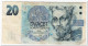 CZECH REPUBLIC,20 KORUN,1994,P.10.F-VF - Czechoslovakia