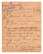 TB 4437 - 1914 - Entier Postal - Carte Lettre - M. DAVID à DAMMARIE SUR LOING ( Cachet Perlé ) Pour MOUGEOTTE à  MELAY - Cartoline-lettere