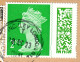 QUEEN ELISABETH 2002 - Golden Jubilee Great Britain QR CODE Air Mail PAR AVION CN22 CN 22 Customs Declaration - Covers & Documents