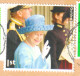 Delcampe - QUEEN ELISABETH 2002 - Golden Jubilee Great Britain QR CODE Air Mail PAR AVION CN22 CN 22 Customs Declaration - Covers & Documents