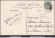 FRANCE TYPE BLANC N° 111 SUR CP CAD GARE DE LILLE ANBULANT D DU 15/08/1906 - 1900-29 Blanc