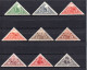 Portugese Nyassaland 1925 Old Set Due-stamps (Michel P1/9) Unused/MLH, Some Gum Faillures - Nyassa