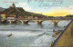 24238 " TORINO-PONTE SUL PO " ANIMATA-VERA FOTO-CART. POST. SPED. 1906 - Bridges