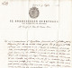 1899 Vollständiger Amtsbrief Mit Amtsstempel LOCARNO Sowie Stabstempel LOCARNO In Grünblau - ...-1845 Préphilatélie