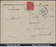INDOCHINE N°28 SUR LETTRE POUR LA CORSE AVEC CAD PNOMPENH CAMBODGE DU 16/03/1909 - Lettres & Documents