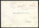 Portugal EMA Cachet Rouge Lusbel 1961 Usine Caoutchouc Portugaise-belge Portugal Belgium Rubber Factory Meter Franking - Franking Machines (EMA)