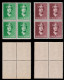 NORWAY.1939.SEMI-POSTAL STAMPS.SCOTT B11-B14.SET BLQ4.MNH - Neufs