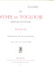 MUSEE DE TOULOUSE  -  Peinture - 1 - Description Des 12 Primitifs  -  1906 - Midi-Pyrénées