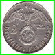 GERMANY - ALEMANIA DEUTFCHES REICH SERIE COMPLETA MONEDAS DE 2.00 REICHSMARK AÑO 1937  MONEDA DE PLATA –ESBALTICA - 2 Reichsmark
