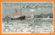 Delcampe - 1907 - KEVII - 1 D Red- The Royal Mail Steam Packet Co Postcard From Pernambuco, Brasil To Paris, France - Arrival Stamp - Marcophilie