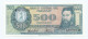 PARAGUAY - 500 GUARANIES P-206 - AQUINO ESTIGARRIBIA SIGN. 1982 UNC - Paraguay