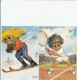 Série " GAMINS" Par Michel THOMAS. - 6 Sports : Ski, Tennis, Skate, Natation, Foot - Collections, Lots & Séries