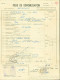 Guerre 40 Fiche De Démobilisation Sathonay FFI 1943 Engagé Armée Libération 20 8 44 Sur Papier Fortune Carte état Major - Guerra Del 1939-45