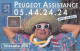 F387A - 07/1993 - PEUGEOT ASSISTANCE - 120 SC5 (verso : N° Petits) - 1993