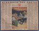 Calendrier - Almanach - 1949 - La Belote Quotidienne - Oberthur - Grossformat : 1941-60