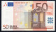 RARE 50 EURO ITALIA S J068   TRICHET  XF - 50 Euro