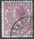 Plaatfout Wit Vlekje Linksmidden Tussen Cirkel En Velrand In 1924-1926 Kon Wilhelmina Veth 30 Ct Violet Z WM NVPH 158 PM - Variedades Y Curiosidades