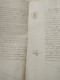 Act Notaire, Jacques Weber, Eich 1848. Betzdorf Ollinger - ...-1852 Préphilatélie
