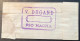 COLOMBIA 1892-99 "RIOHACHA FRANCA" 10c BISECT STAMP Sc 153 - RRR ! Cover (iron Fer Arme Hache Axe Beil Colombie Lettre - Colombie