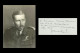 Hugo Burgerhout (1913-1988) - No. 320 Squadron RAF - Signed Card + Photo - COA - Aviators & Astronauts