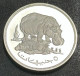 Sudan 5 Pounds 1976 (Silver - PROOF) "Hippopotamus" - Soudan