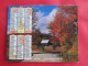 CALENDRIER ALMANACH 1991 CHALET EN MONTAGNE PAYSAGE D'AUTOMNE OBERTHUR - Grand Format : 1991-00