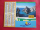 CALENDRIER ALMANACH 1992 MOUETTE EN VOL ROCHER DANS L'EAU  OBERTHUR - Grossformat : 1991-00