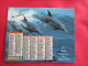 CALENDRIER ALMANACH 1993 LA NATURE OURS BLANC DAUPHIN OBERTHUR - Big : 1991-00