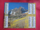 CALENDRIER ALMANACH 1993 MONTAGNE + FORET EN AUTOMNE VILLAGE EN AUTOMNE OBERTHUR - Big : 1991-00