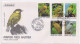 Tit Berrypecker, Blue Capped Ifrit, Large Scrubwren Bird Species, Birds, Bird, Animal, New Guinea FDC - Passeri