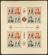 1951 RED CROSS SHEETLETS Set Perf & Imperf, Yv 4A/4B, SG MS408/409, Never Hinged Mint. Cat. â‚¬1060 In Yvert 2018. (2) - Other & Unclassified
