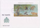 Animals In A Game Reserve, Cheetah, Black Rhinoceros, Giant Eland, Bontebok, Chimpanzee, Wild Animal, Mammals, Sheet FDC - Rhinocéros