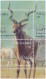 African Safari, Giant Sable Antelope, Greater Kudu, Somaili Wild Ass, Addax, Deer Species, Animal, Sheet FDC Gambia - Burros Y Asnos